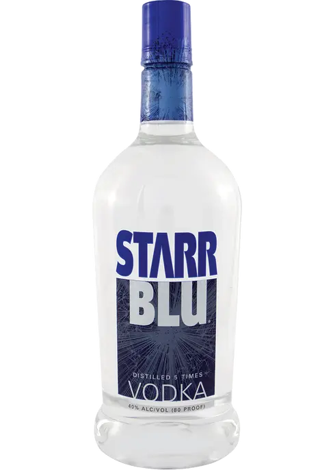Starr Blu 80 Proof Plastic 1.75L