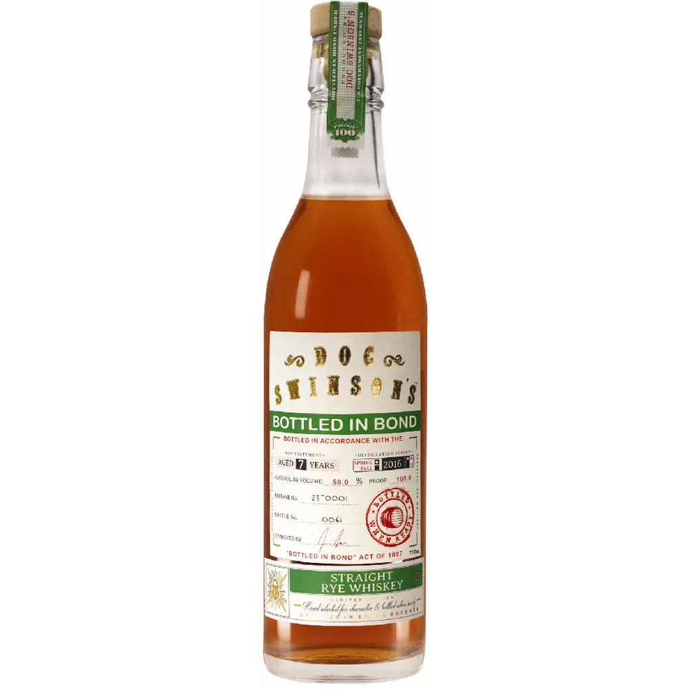 Doc Swinson's Bottled in Bond Straight Rye Whiskey 750ml