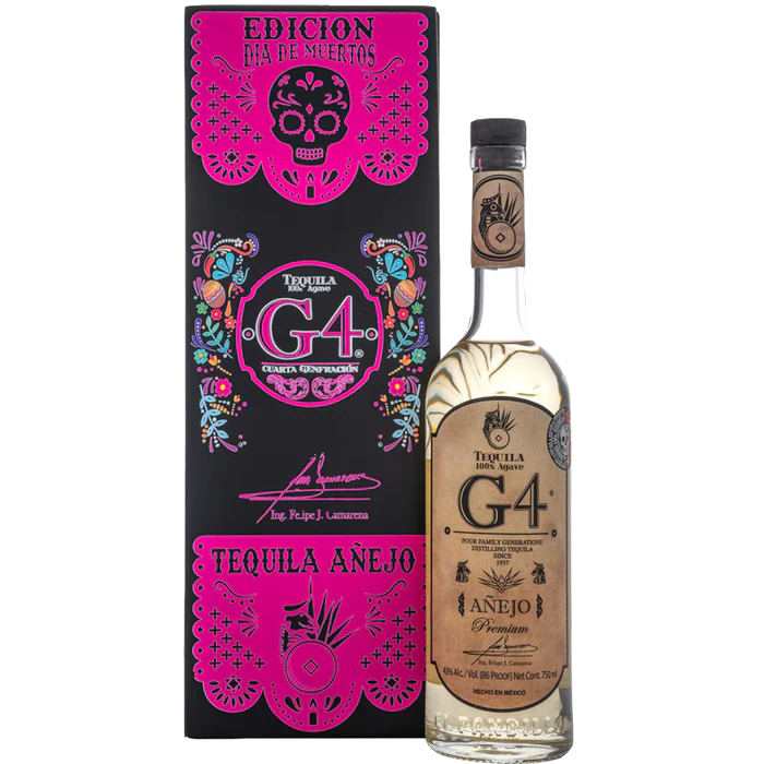 G4 Anejo De Madera Da De Muertos 2025 Magenta Box 750ml