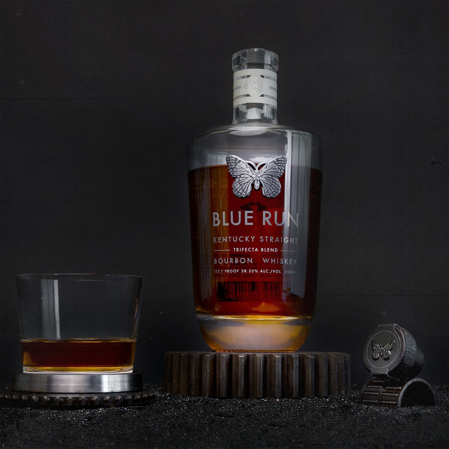 Blue Run Spirits Bourbon Lto Trifecta Blend 117.1 750ml