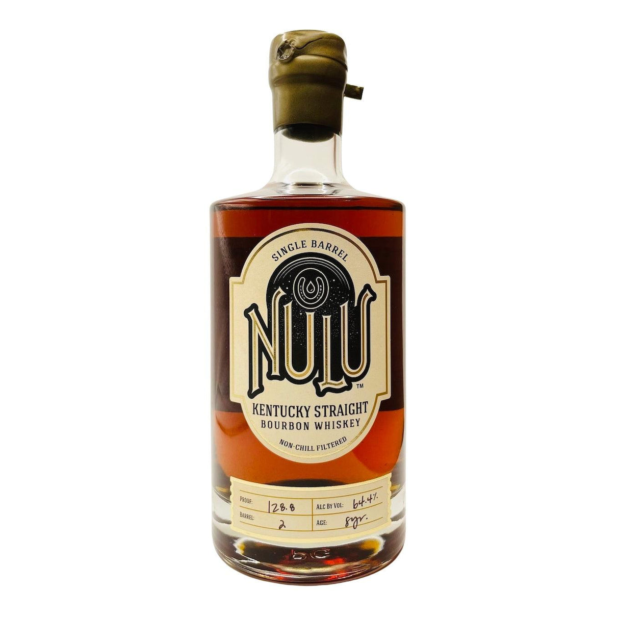 NULU 8 Years Single Barrel Straight Bourbon Whiskey 750ml