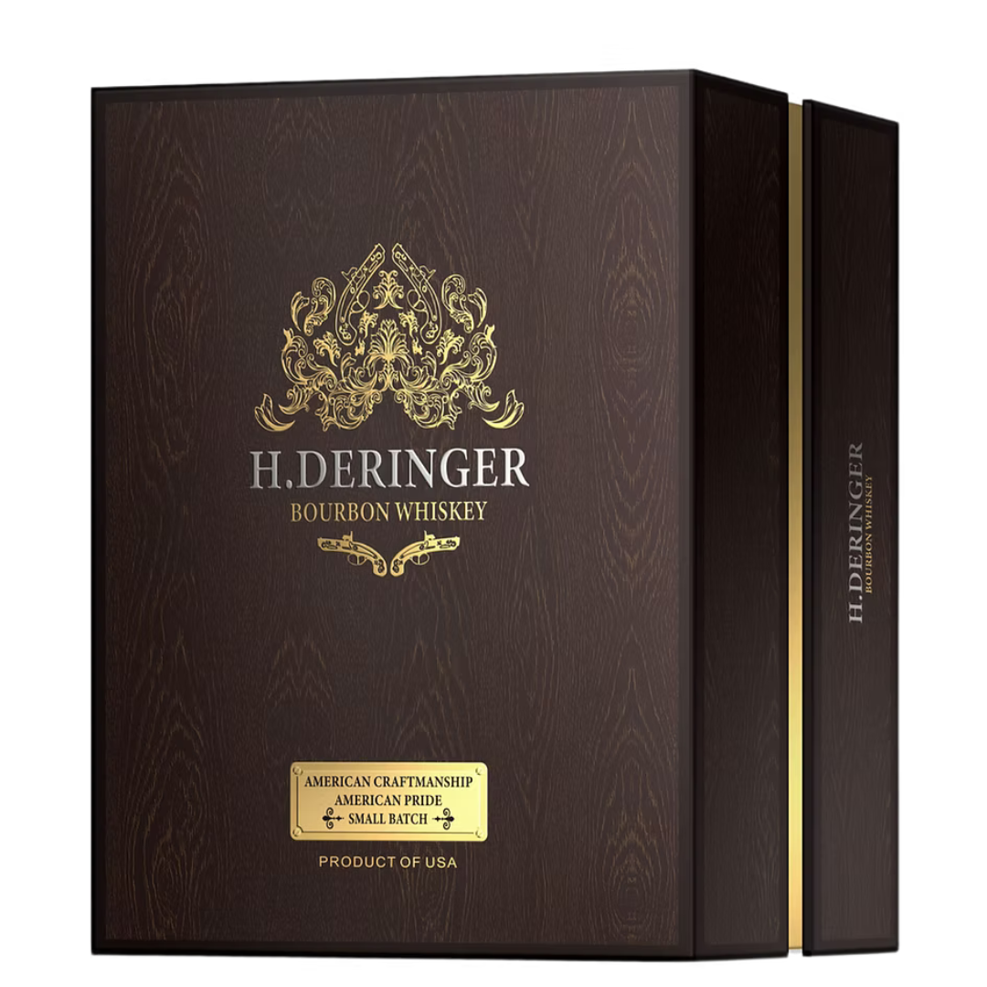 H Deringer 5 Years Old Bourbon Gift Set 750ml