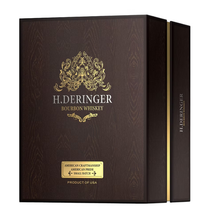 H Deringer 5 Years Old Bourbon Gift Set 750ml