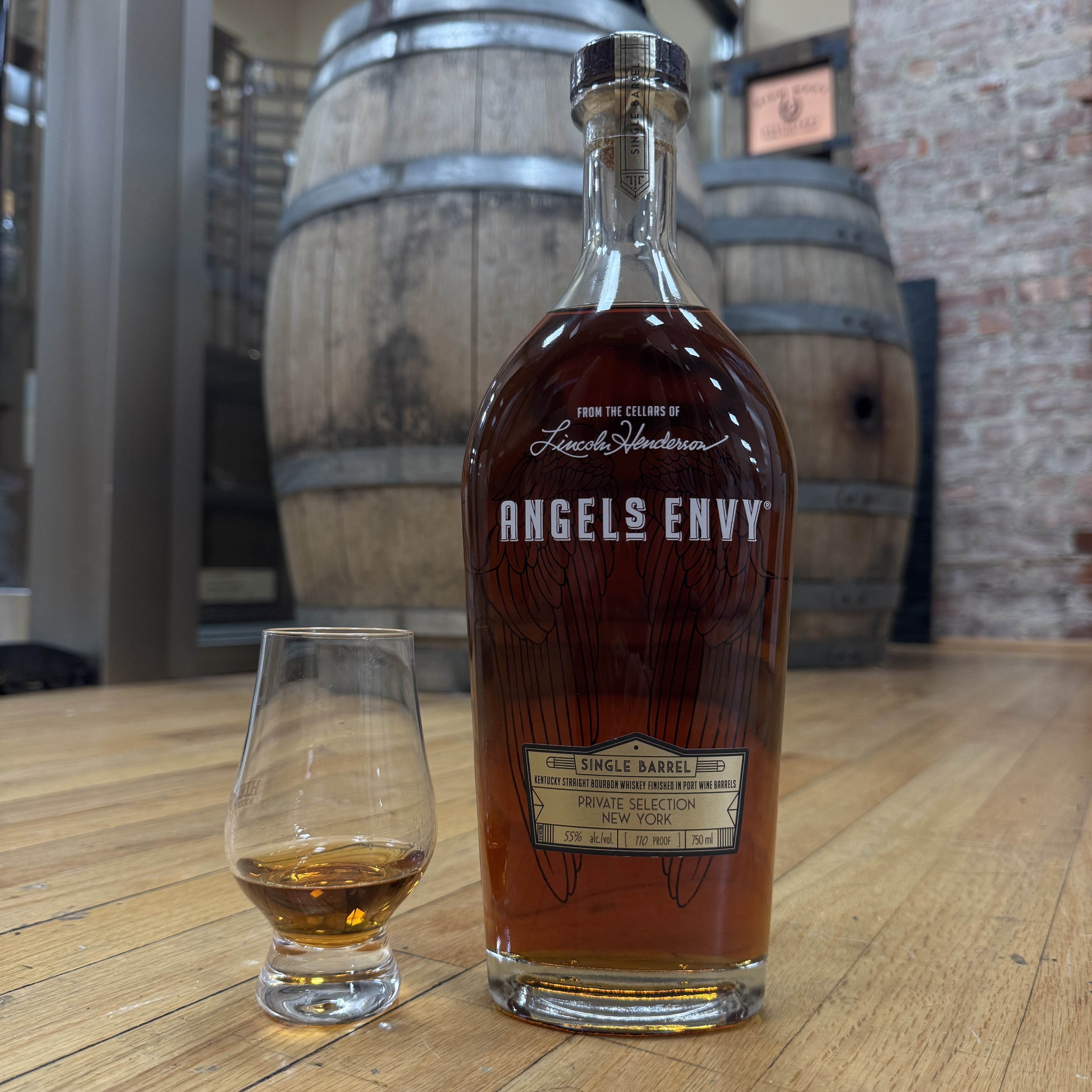 Angel's Envy Single Barrel Bourbon Finished in Port Wine Barrels 110 proof 750ml