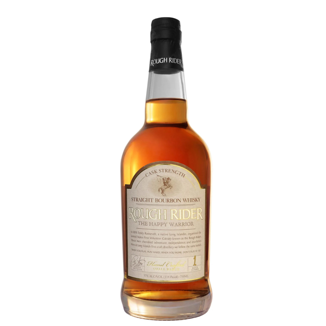 Rough Rider 'The Happy Warrior' Cask Strength Straight Bourbon Whisky 750ml