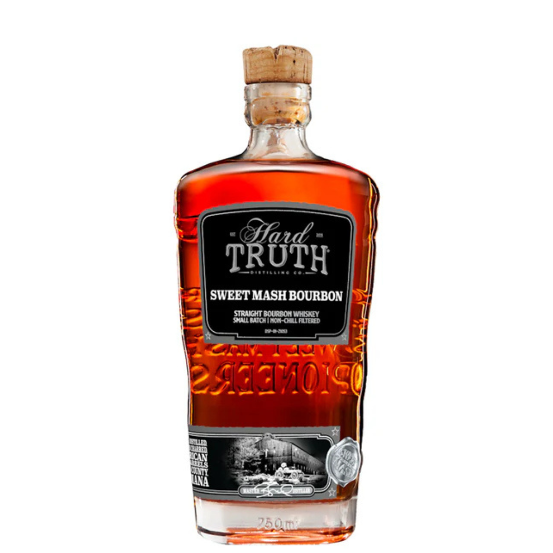 Hard Truth Sweet Mash Straight Bourbon Whiskey Small Batch 4 Years Old 90 Proof 750ml