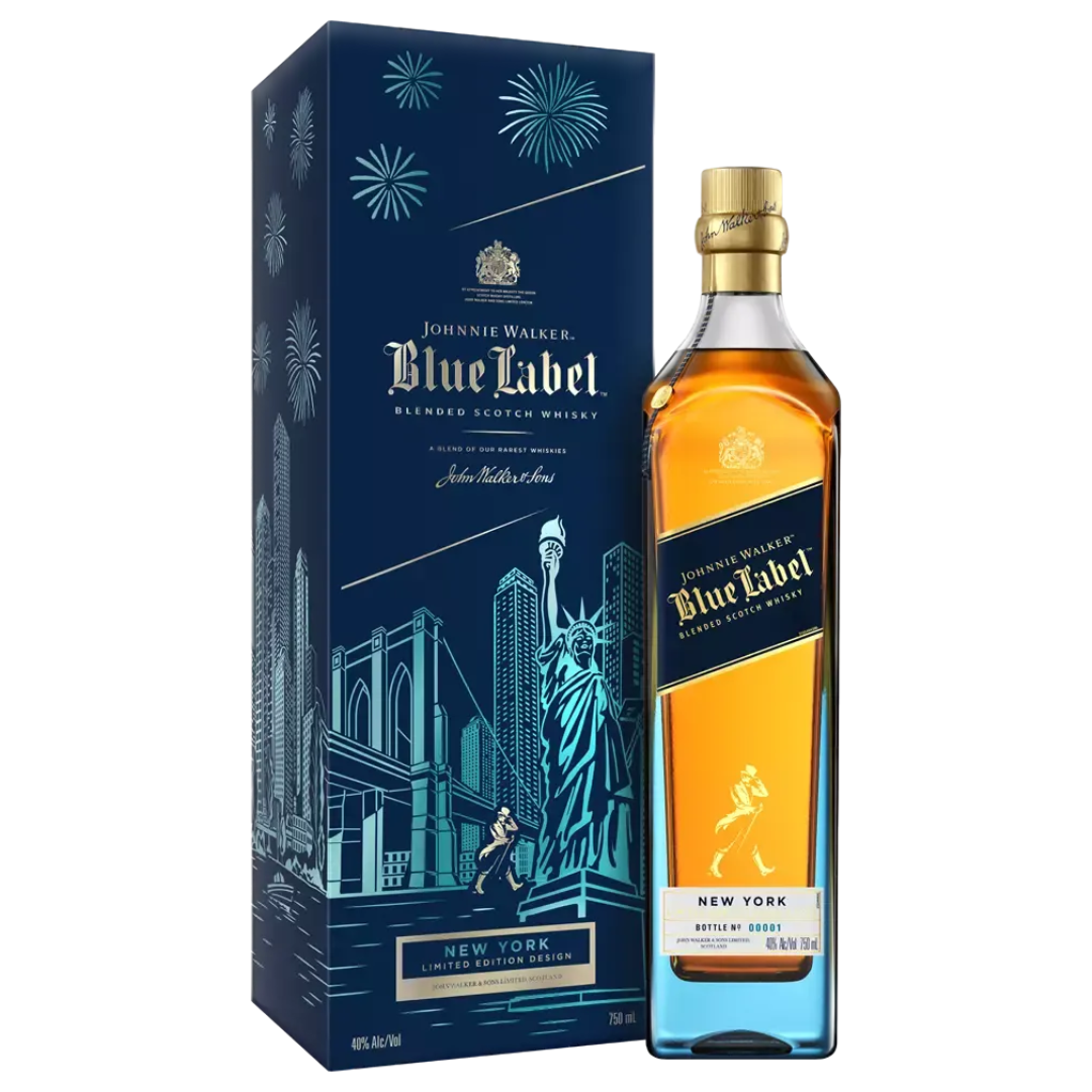 Johnnie Walker Blue Label Scotch Whisky New York Skyline Limited Edition 750ml