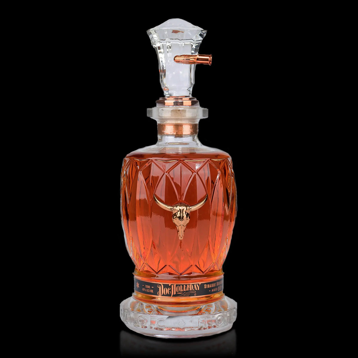 (Don Not Sotck) Doc Holliday 10 Year Bourbon 750ml - Limited Edition Decanter Gift Set (Old)