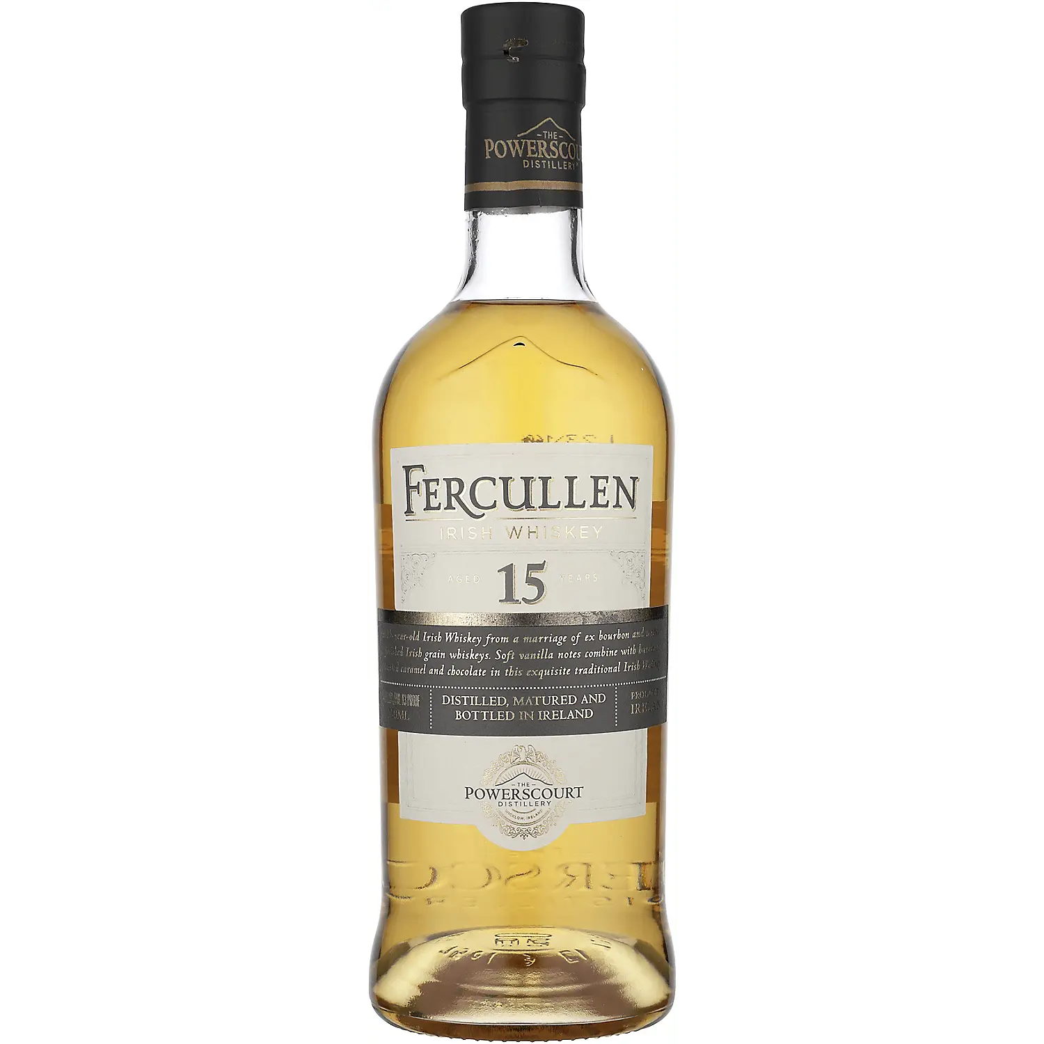 Fercullen Falls Blended Irish Whiskey 15 Yr 83 750ml.