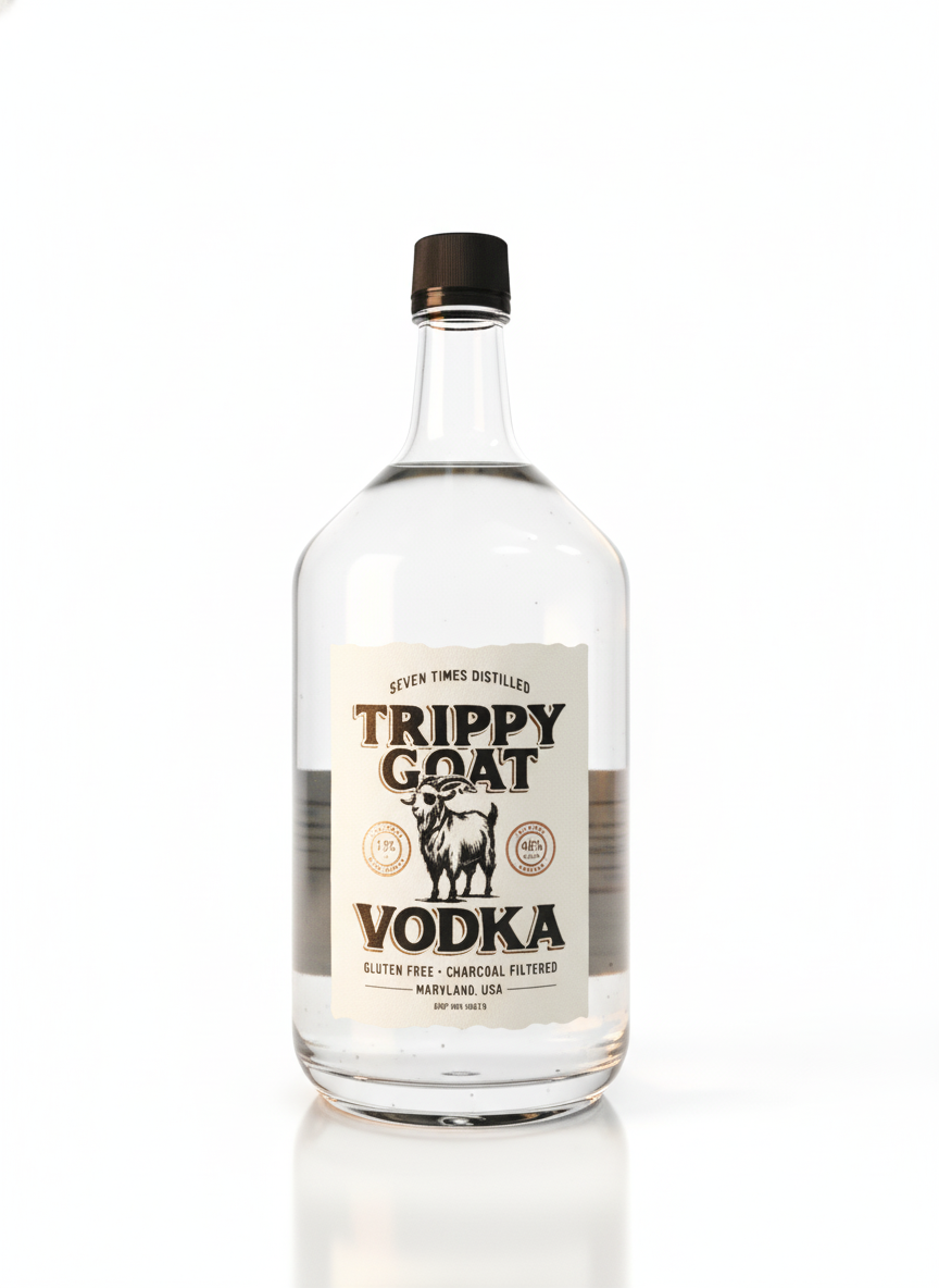 Trippy Goat Seven Times Distilled Vodka 1.75 L