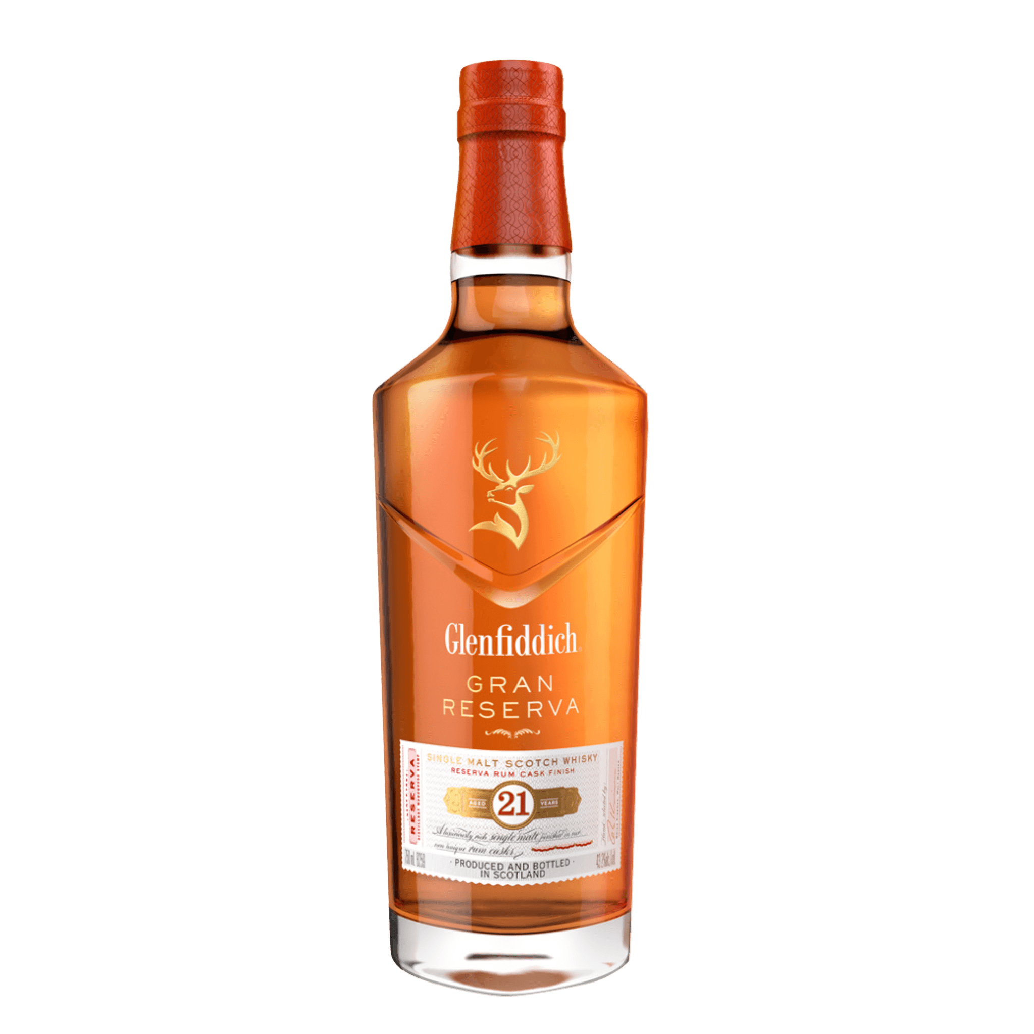 Glenfiddich 21 Years Old Scotch Whiskey 750ml.