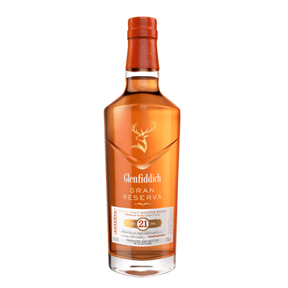 Glenfiddich 21 Years Old Scotch Whiskey 750ml.