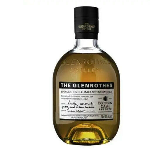 Glenrothes Bourbon Cask Reserve Single Malt Scotch Whisky 750ml.