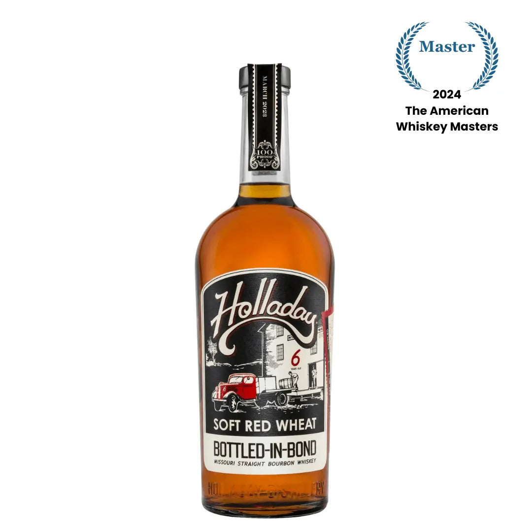 Holladay Soft Red Wheat Bottled In Bond 6 Years Old Straight Bourbon 750ml.
