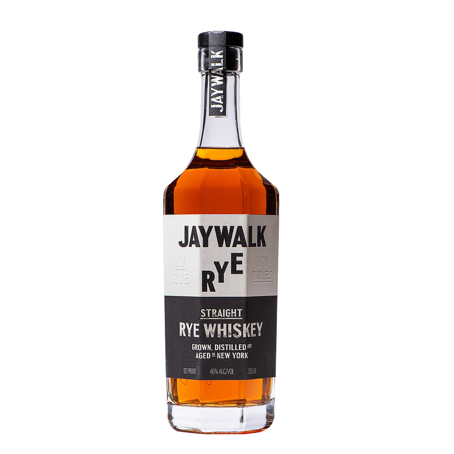 Jaywalk Straight Rye Whiskey 92 750ml.