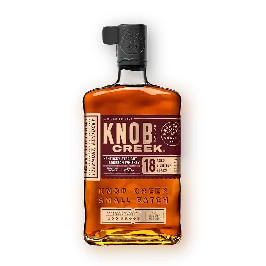 Knob Creek Straight Bourbon Small Batch Limited Edition 18 Year 100 Proof 750ml