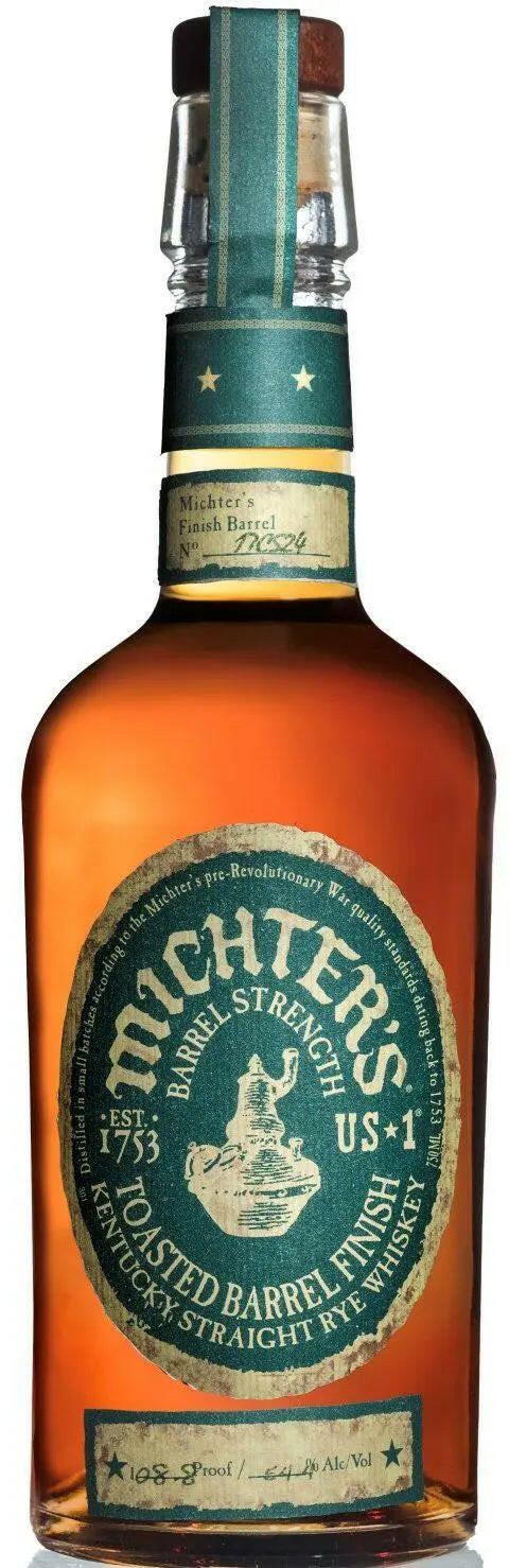 Michters Toasted Barrel Rye 750ml.