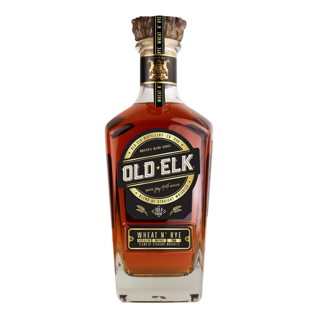 Old Elk Blended American Whiskey Wheat And Rye 108.4 Proof 750ml