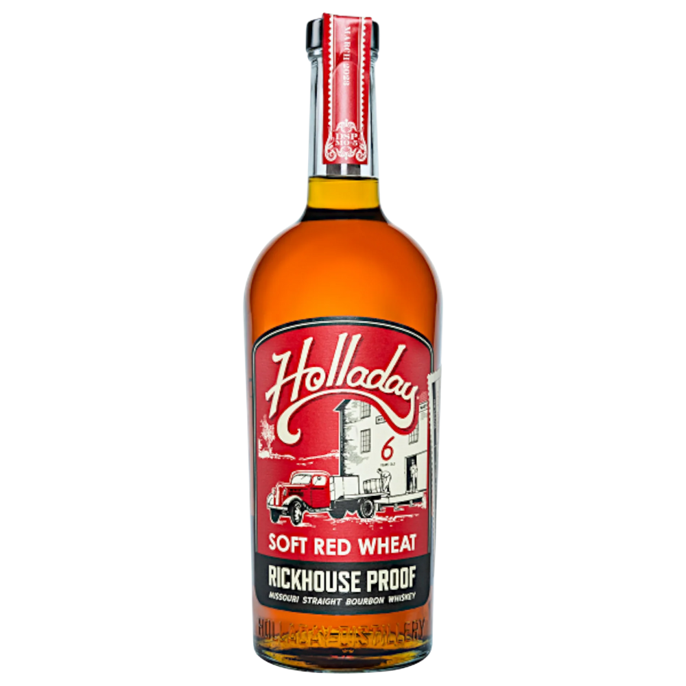 Ben Holladay Soft Red 6 Years Old Wheat Rickhouse Proof Bourbon 750ml