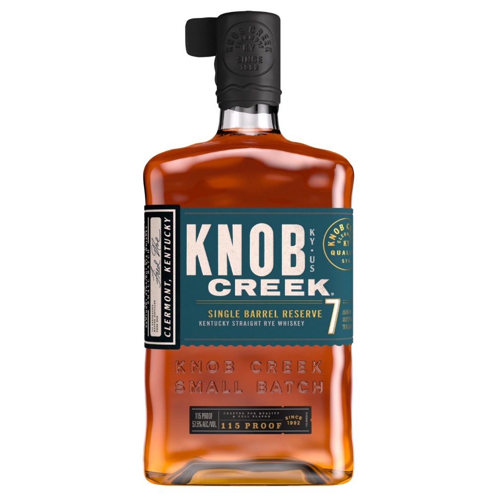 Knob Creek Straight Rye Whiskey Single Barrel Reserve 7 Yr 115 Proof 750ml
