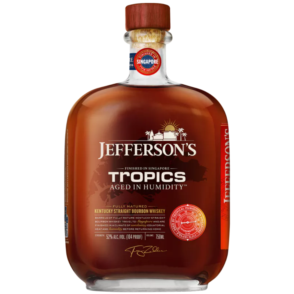 Jefferson's Ocean Aged At Sea Straight Bourbon Whiskey Tropics Aged In Humidity 104 Proof 750ml