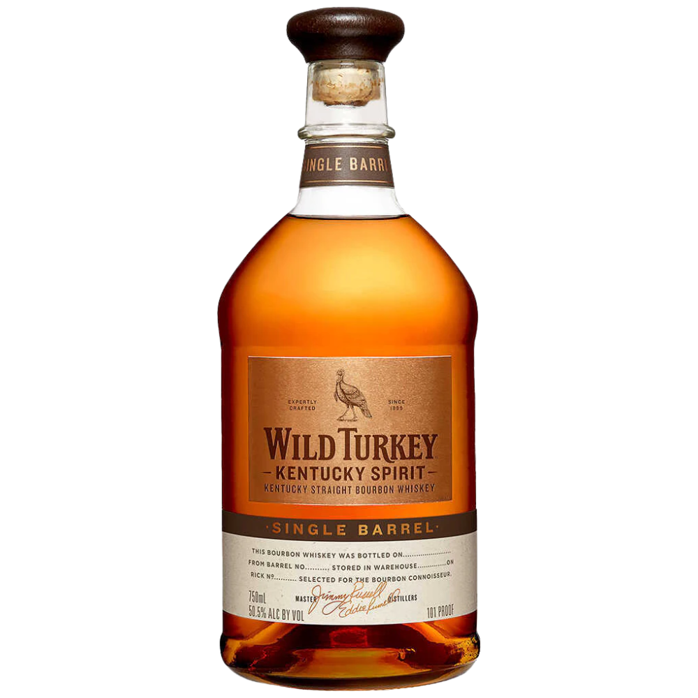Wild Turkey Straight Bourbon Kentucky Spirit Single Barrel 101 Proof 750ml