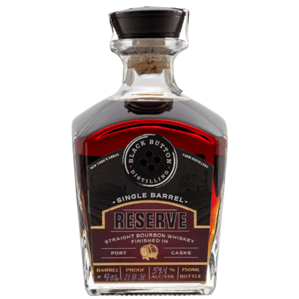 Black Button Port Cask Single Barrel Reserve Bourbon 750ml