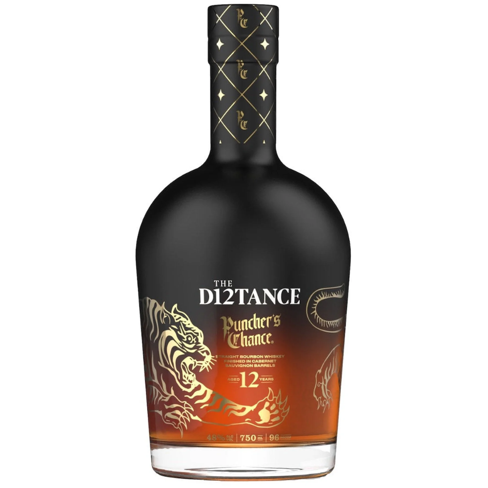 Puncher's Chance Straight Bourbon The D12tance Finished In Cabernet Sauvignon Barrel 12 Year 96 Proof 750ml