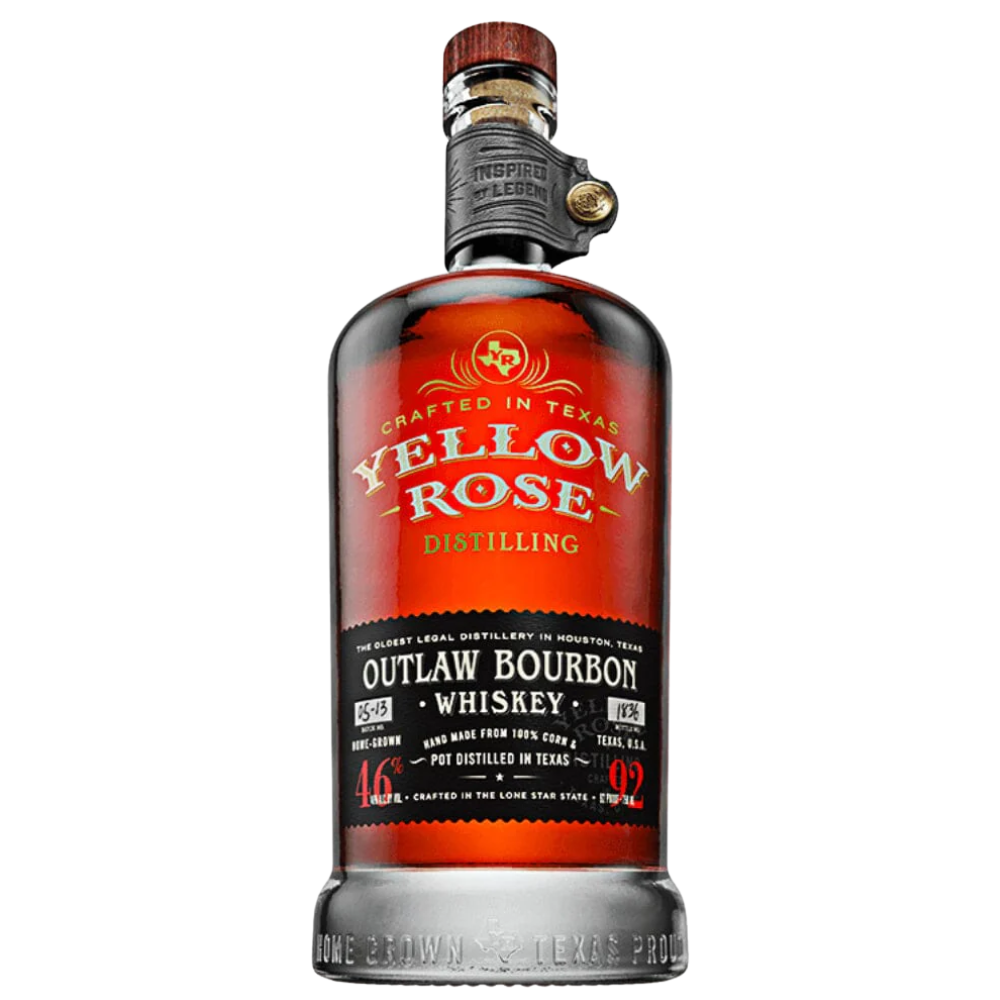 Yellow Rose Distilling Bourbon Outlaw 92 Proof 750ml