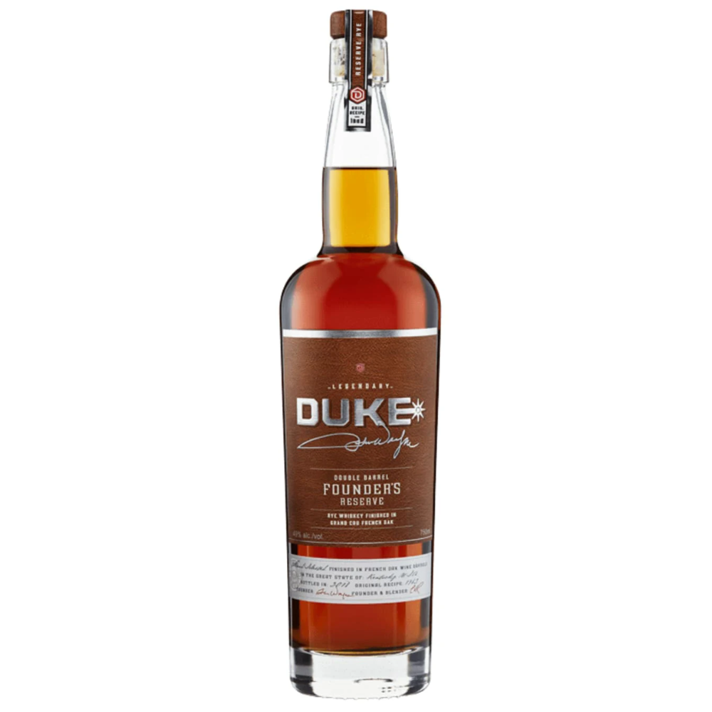 Duke Rye Whiskey Double Barrel Founder's Reserve 98 Proof 750ml