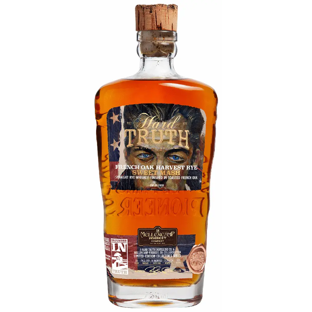 Hard Truth Straight Rye Whiskey Sweet Mash Finished In Toasted French Oak 104 Proof 750ml