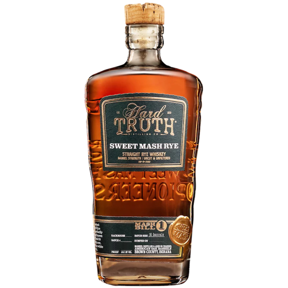 Hard Truth Straight Rye Whiskey Sweet Mash 4 Year 115.8 Proof 750ml
