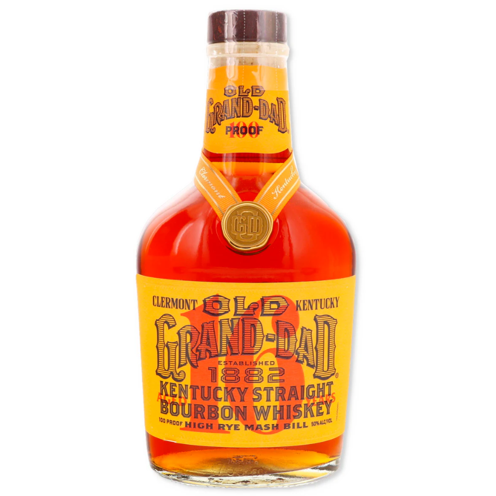 Old Grand-dad Straight Bourbon High Rye Mash Bill 16 Year 100 Proof 750ml