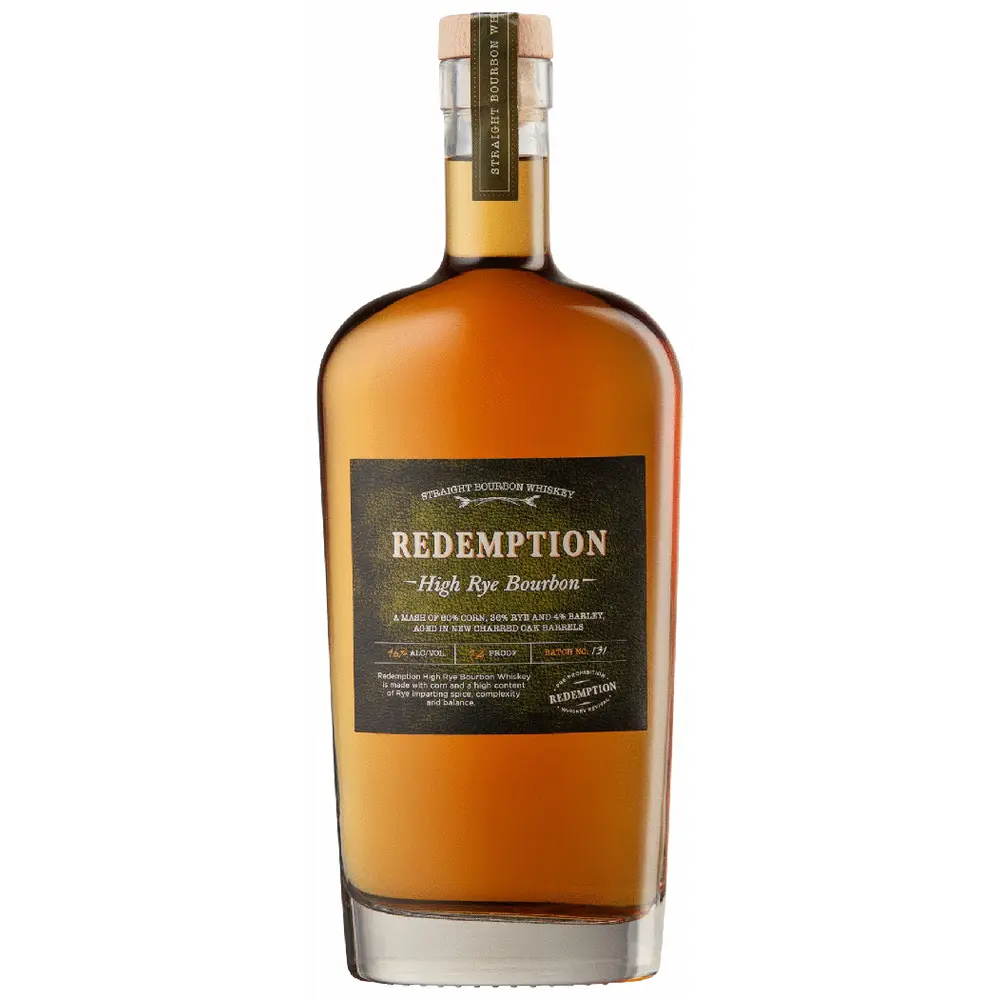 Redemption High Rye Bourbon Whiskey 750ml