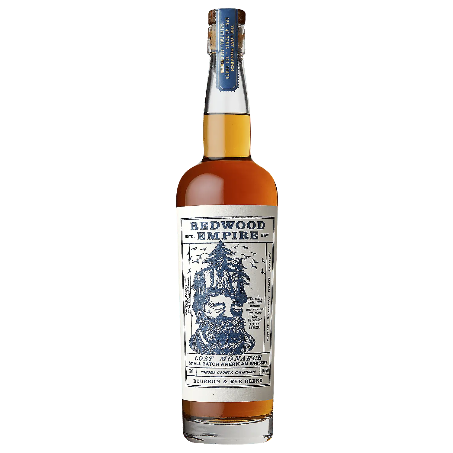 Redwood Empire Blended American Whiskey Lost Monarch 90 750ml.