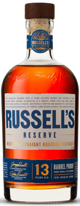 Russell'S Reserve 13 Year Old Bourbon Barrel Proof 750ml
