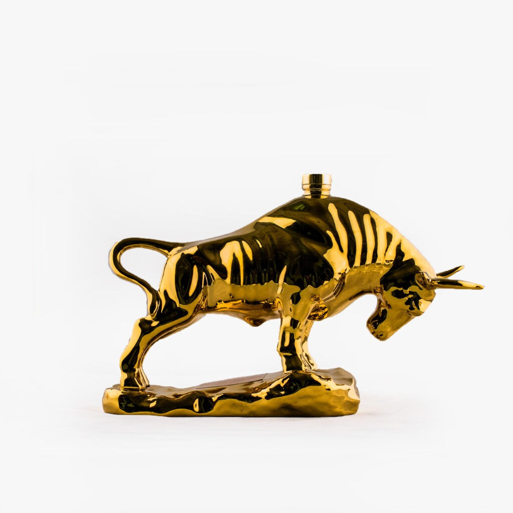 Horos Long Horn Gold Bull Bourbon Whiskey 750ml