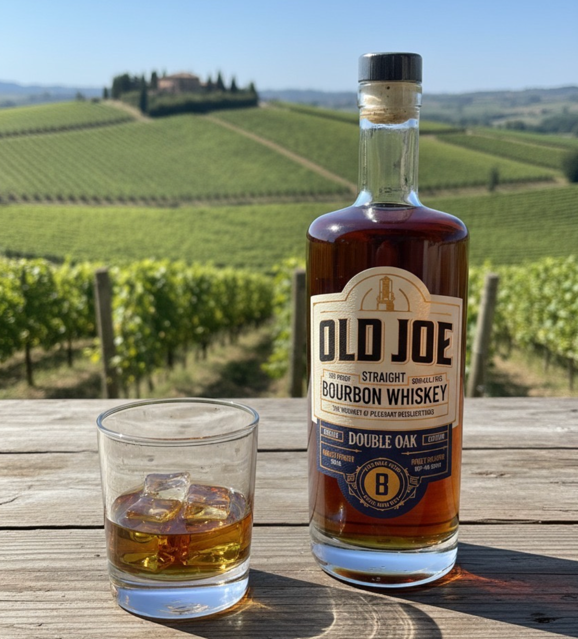 Old Joe 8 Years Old Double Oak Straight Bourbon Whiskey 750ml
