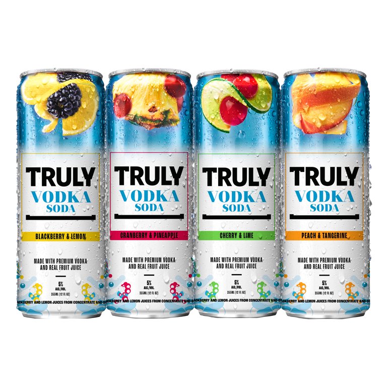 Truly Vodka Soda Twist of Flavor Variety Pack 8x355ml