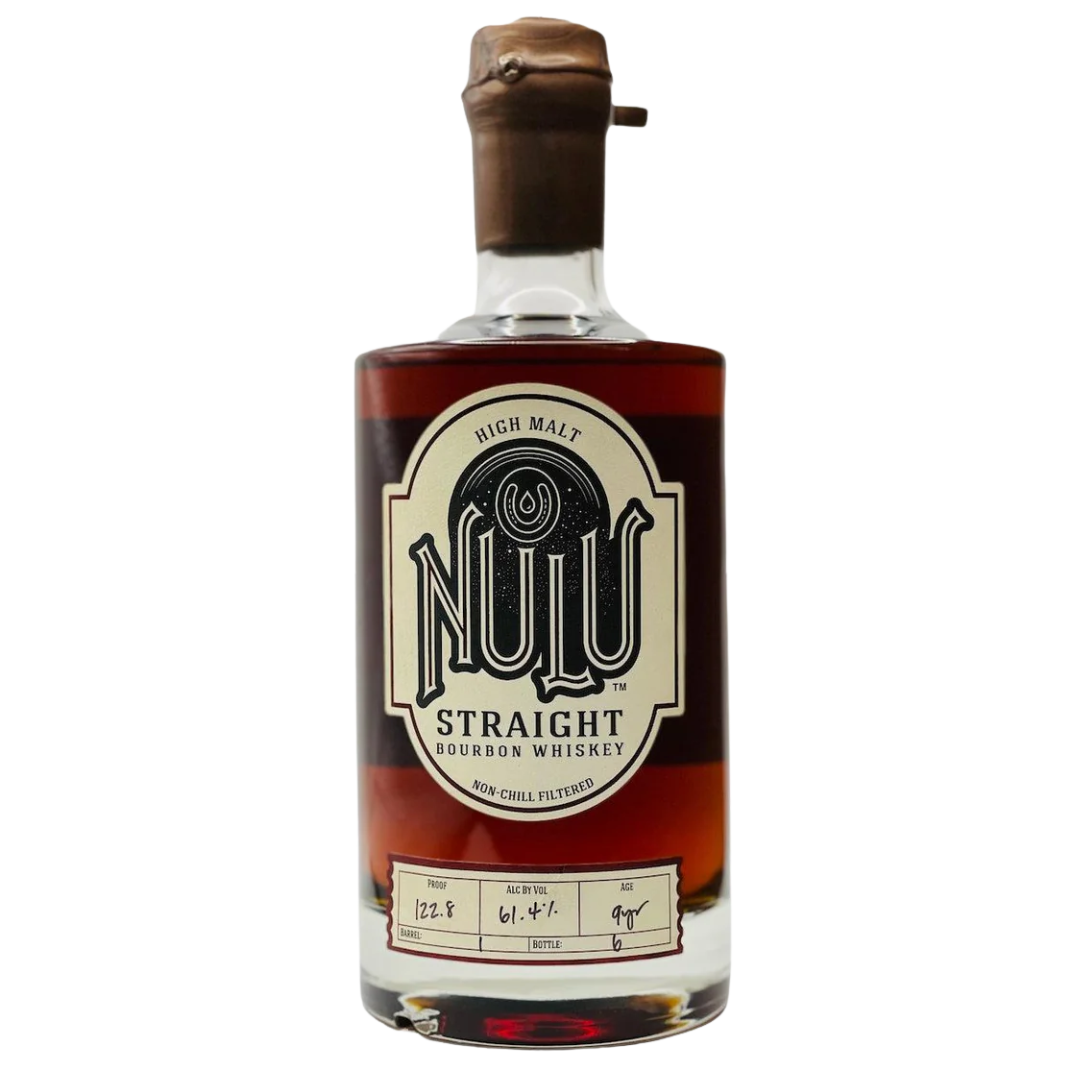 NULU 9 Years Single Barrel High Malt Bourbon Whiskey 750ml