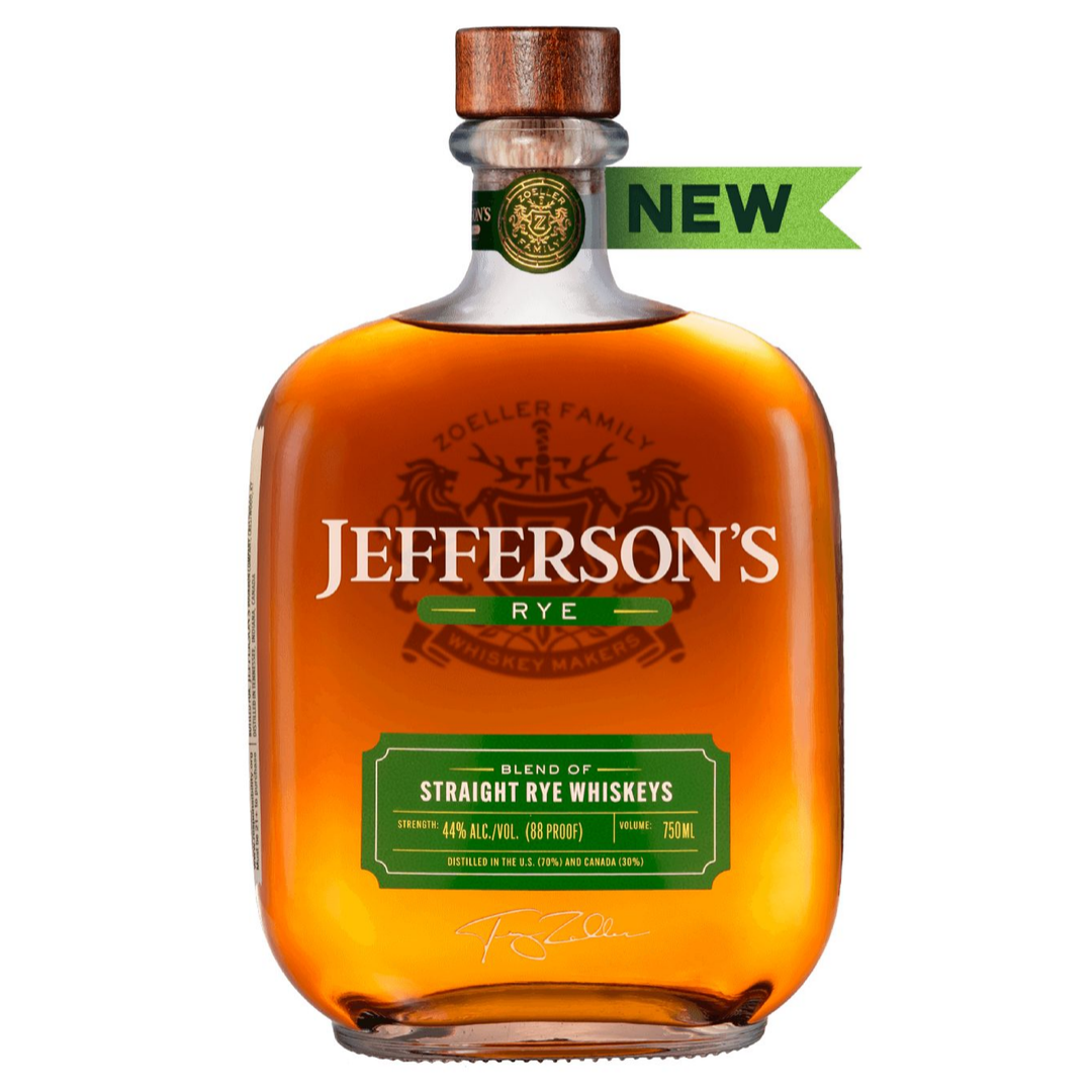 Jefferson's Rye Blend of Straight Rye Whiskeys 88 Proof 750ml