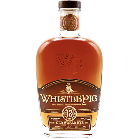 Whistlepig Straight Rye Whiskey Old World 12 Years Old 86 Proof 750ml