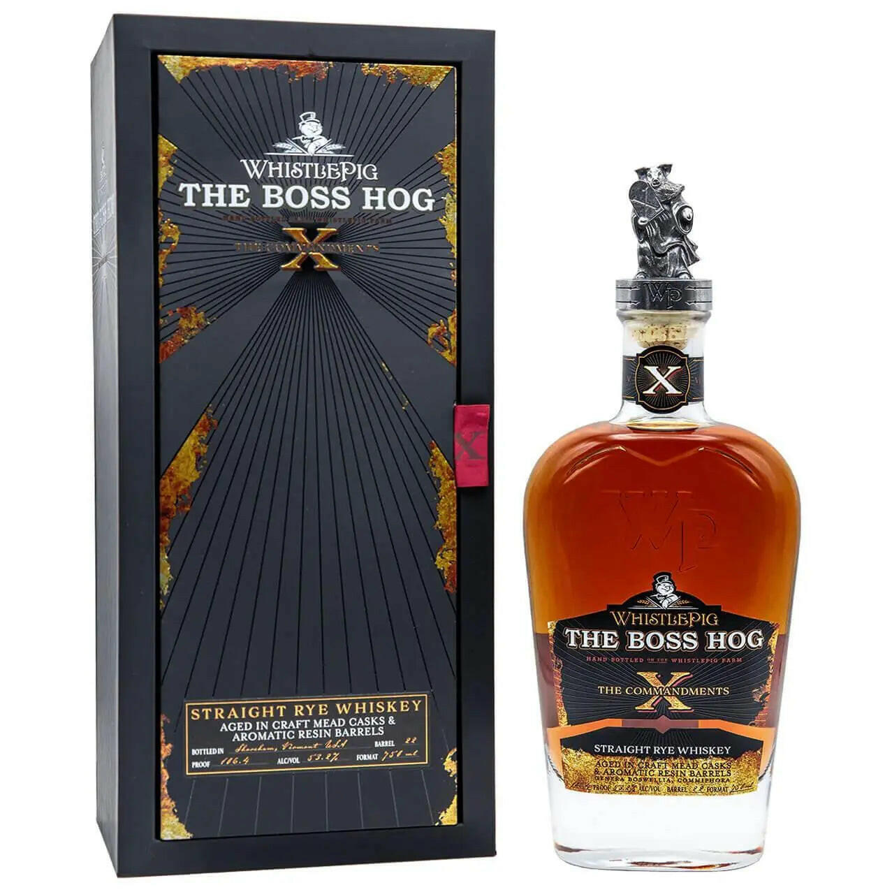 Whistlepig Boss Hog X The Commandments 750ml.