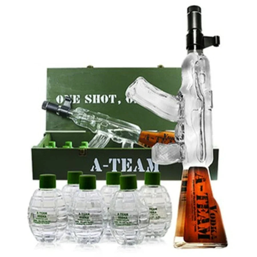 A-Team SWAT Vodka Box with Grenades 750mL