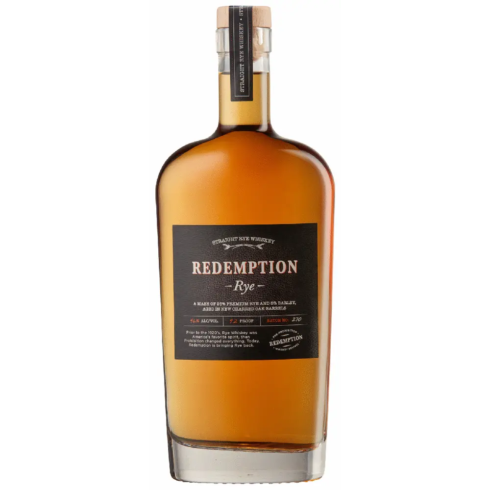 Redemption Rye Whiskey 750ml