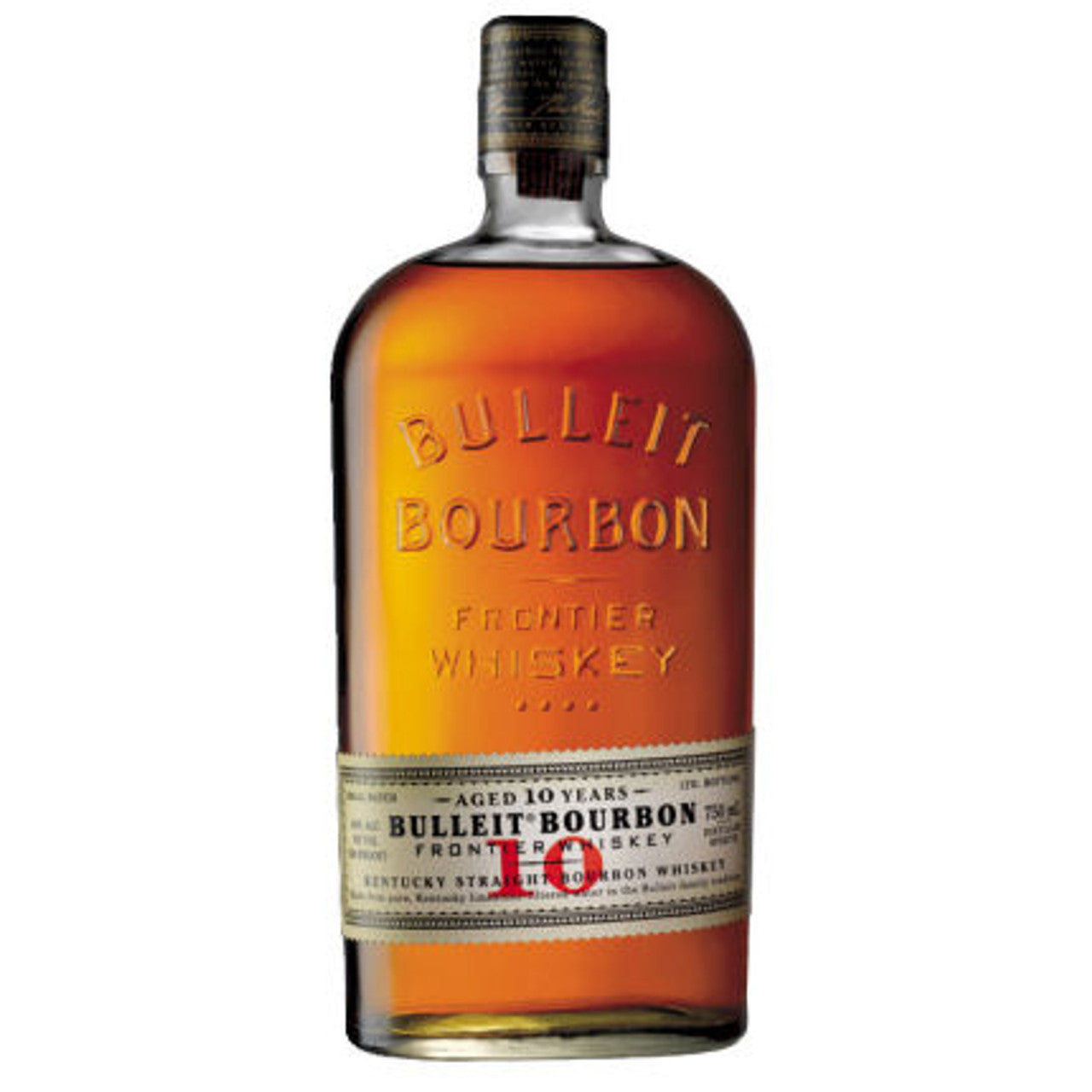 Bulleit Straight Bourbon Frontier Whiskey 10 Year 91.2 Proof 750ml