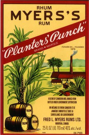 Myers's Planters Punch Rum 80 Proof 50ml