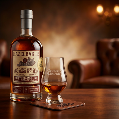 Hazelbaker 6-Year Bottle-In-Bond Kentucky Straight Bourbon Whiskey Whiskey Library Barrel Pick #G32 750ml
