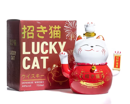 Lucky Cat Maneki Neko Japanese Whisky 750ML