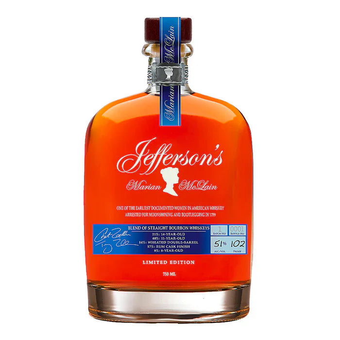 Jefferson's Straight Bourbon Marian Mclain Limited Edition 106 Proof 750ml